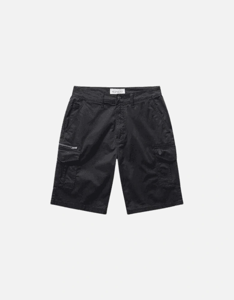 Lindros Black Cargo Shorts