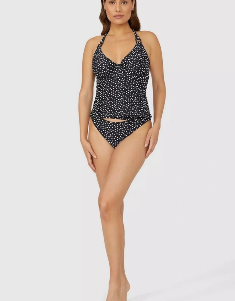 Womens/Ladies Spotted Non-Padded Tankini Top