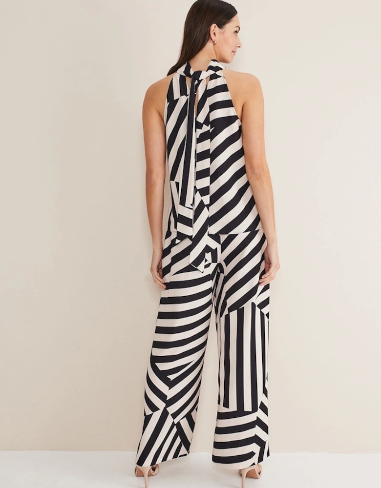 Phillis Striped Wide Leg Trousers