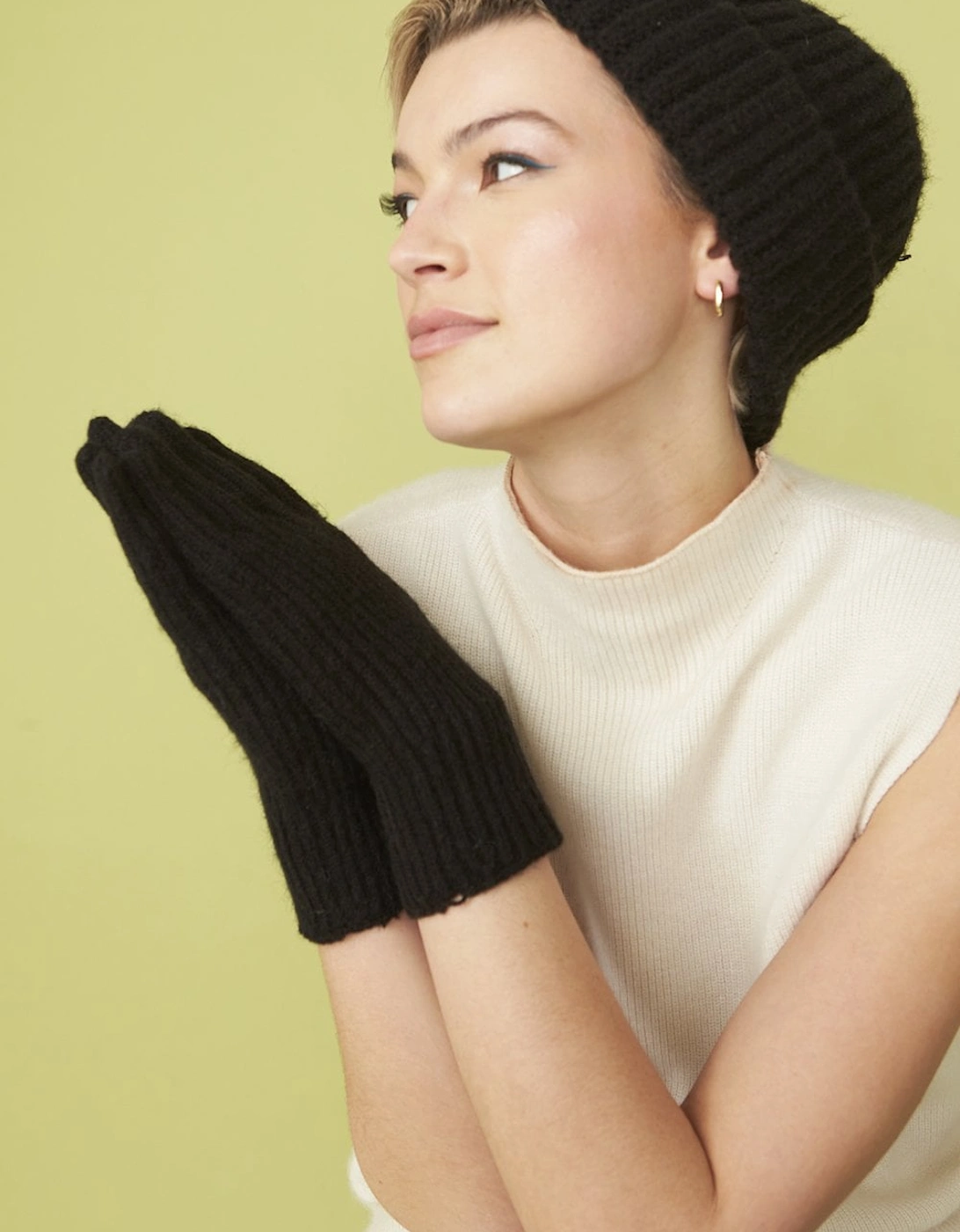 Black Banana Peel Blend Gloves, 6 of 5