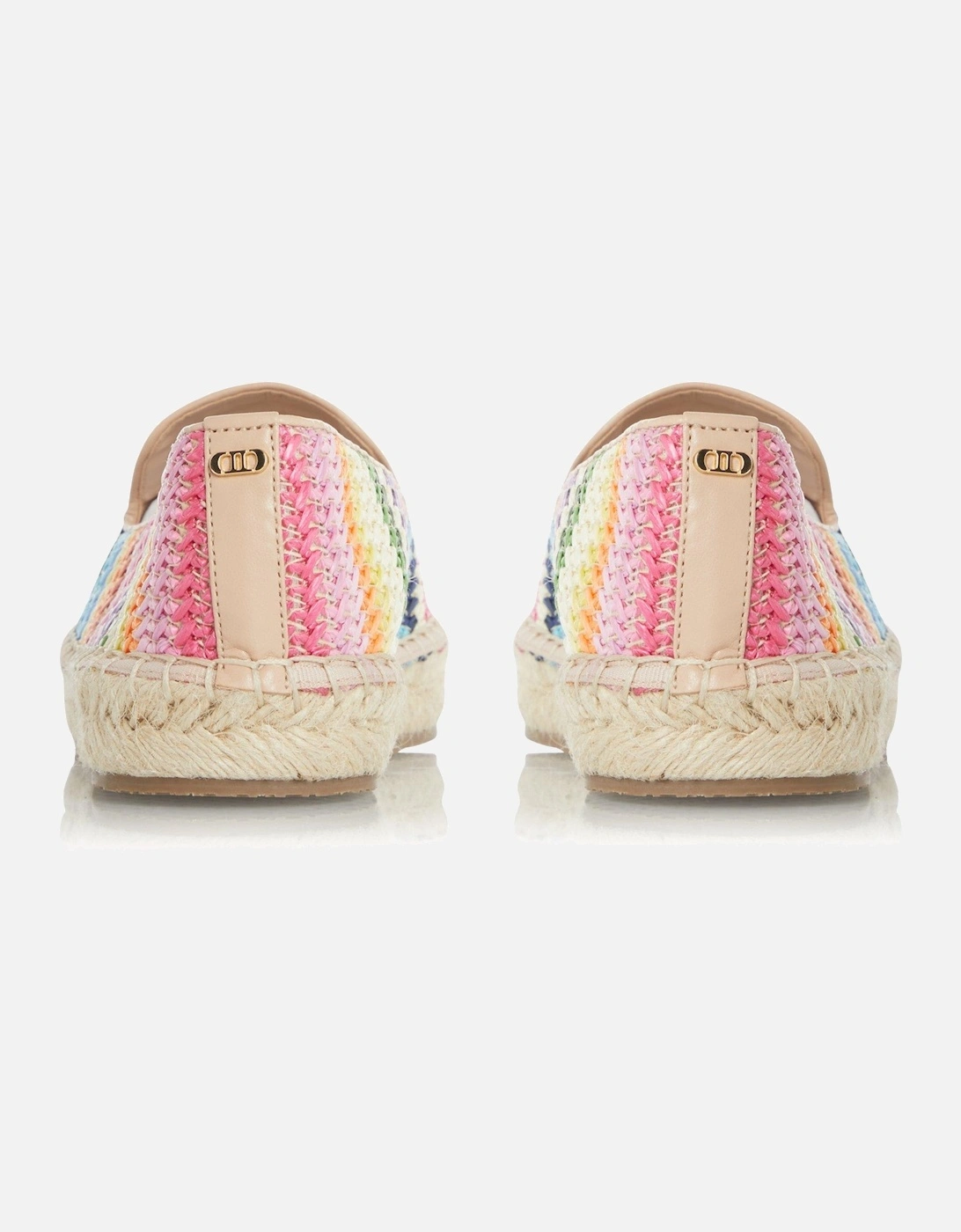 Ladies Groovy - Rainbow Raffia Espadrilles