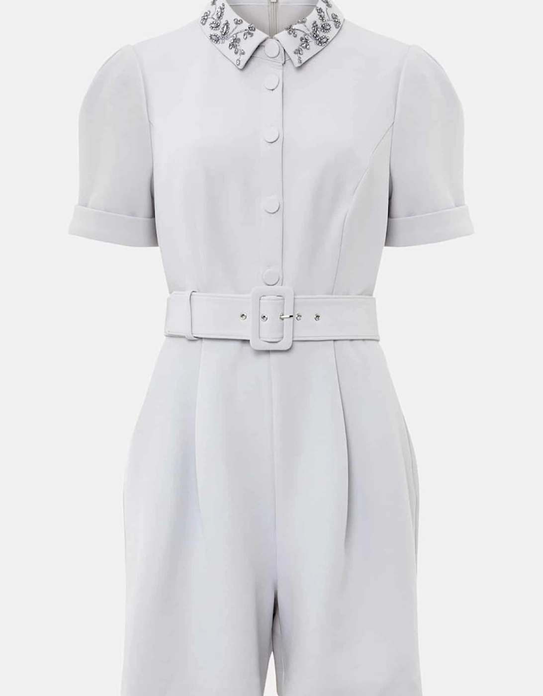 Etta Embelished Collar Playsuit