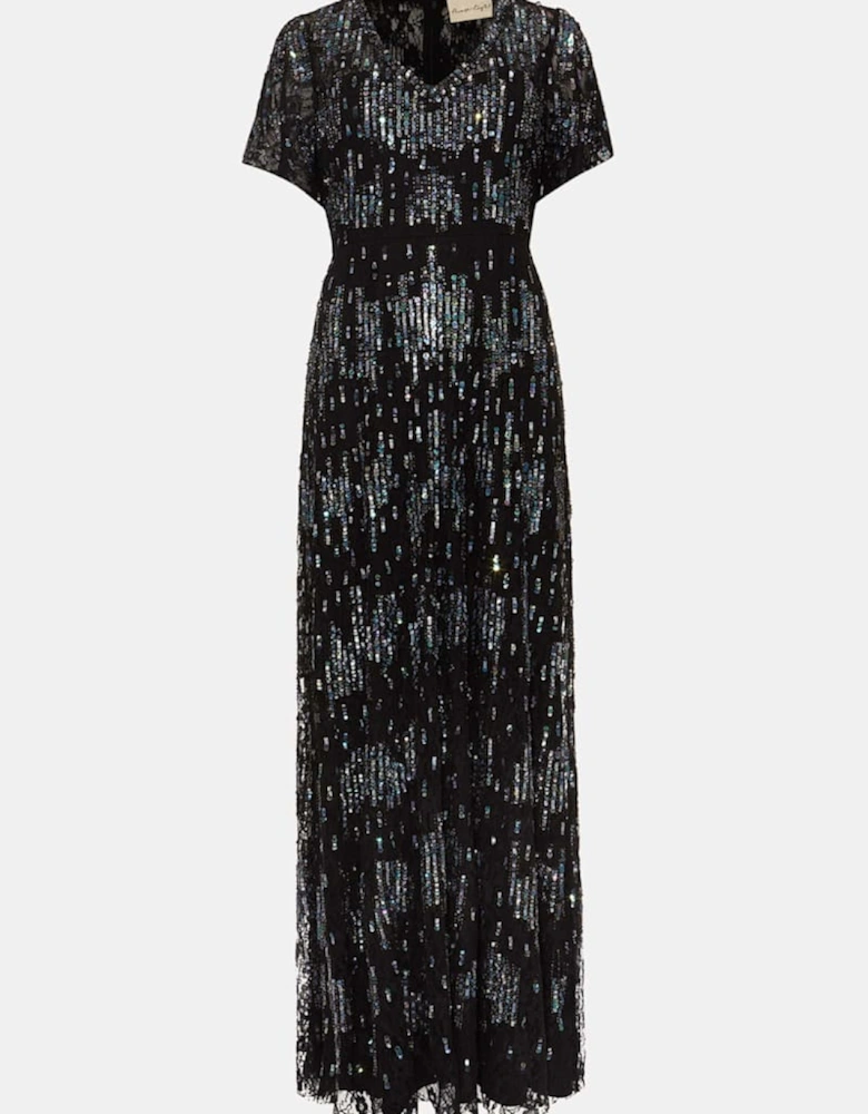 Clarabelle Sequin Embelished Maxi Dress