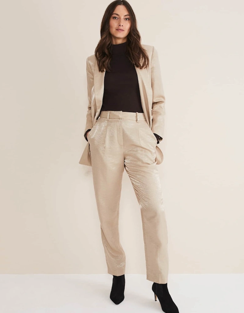 Kehlani Shimmer Peg Trouser Co-ord