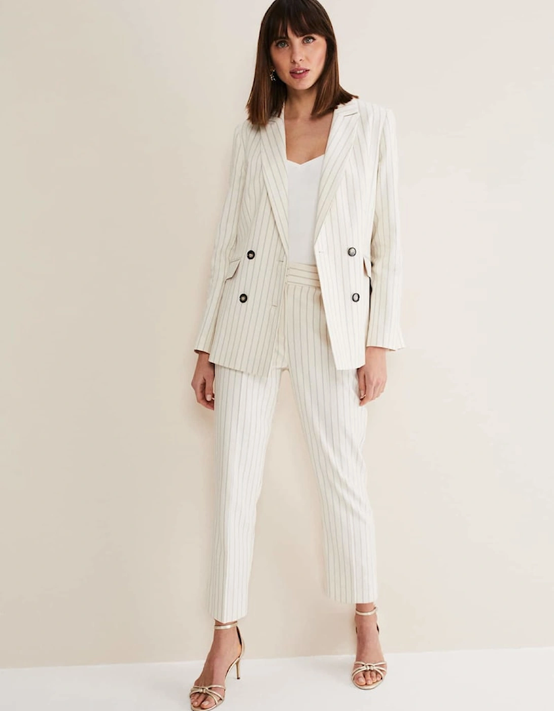 Ariella Pinstripe Blazer