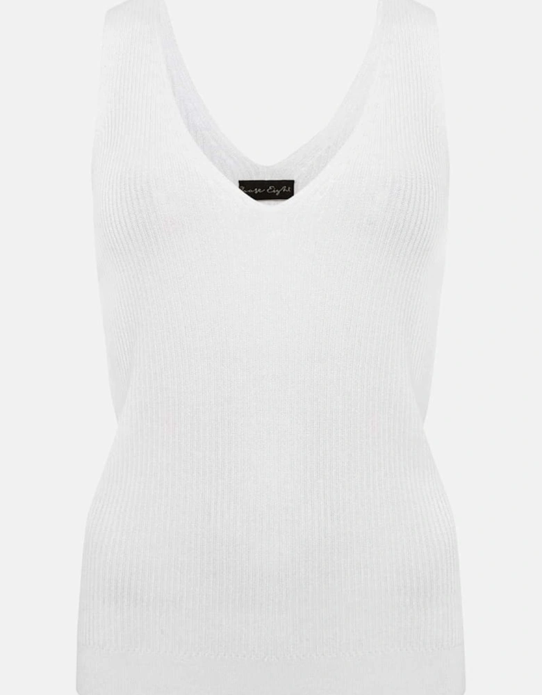 Caryl Ribbed Vest Top