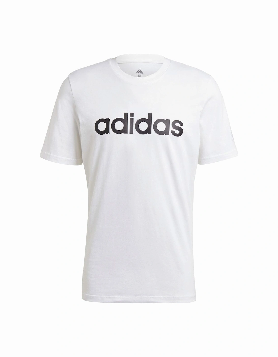 Mens Essentials Embroidered Linear Logo T-Shirt