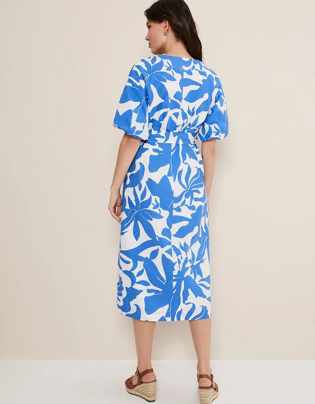 Sienna Cotton Two Colour Midi Dress