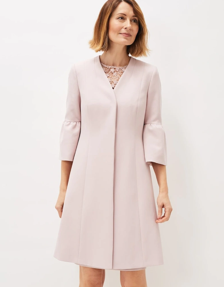 Cheryl Frill Cuff Occasion Coat