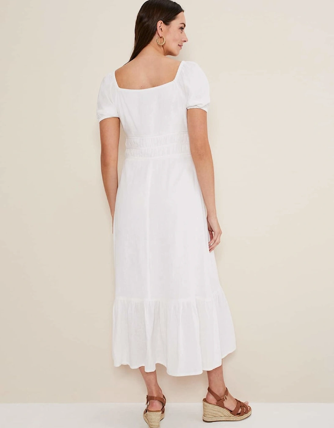 Maribella Linen Midi Dress