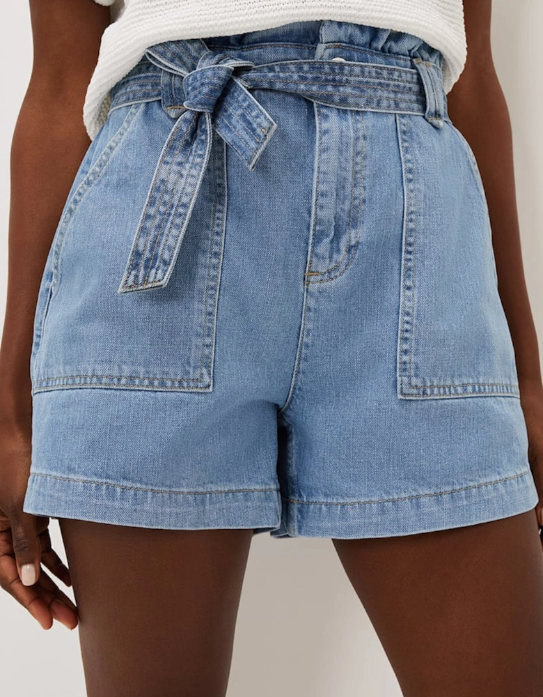 Pollie Denim Cargo Short