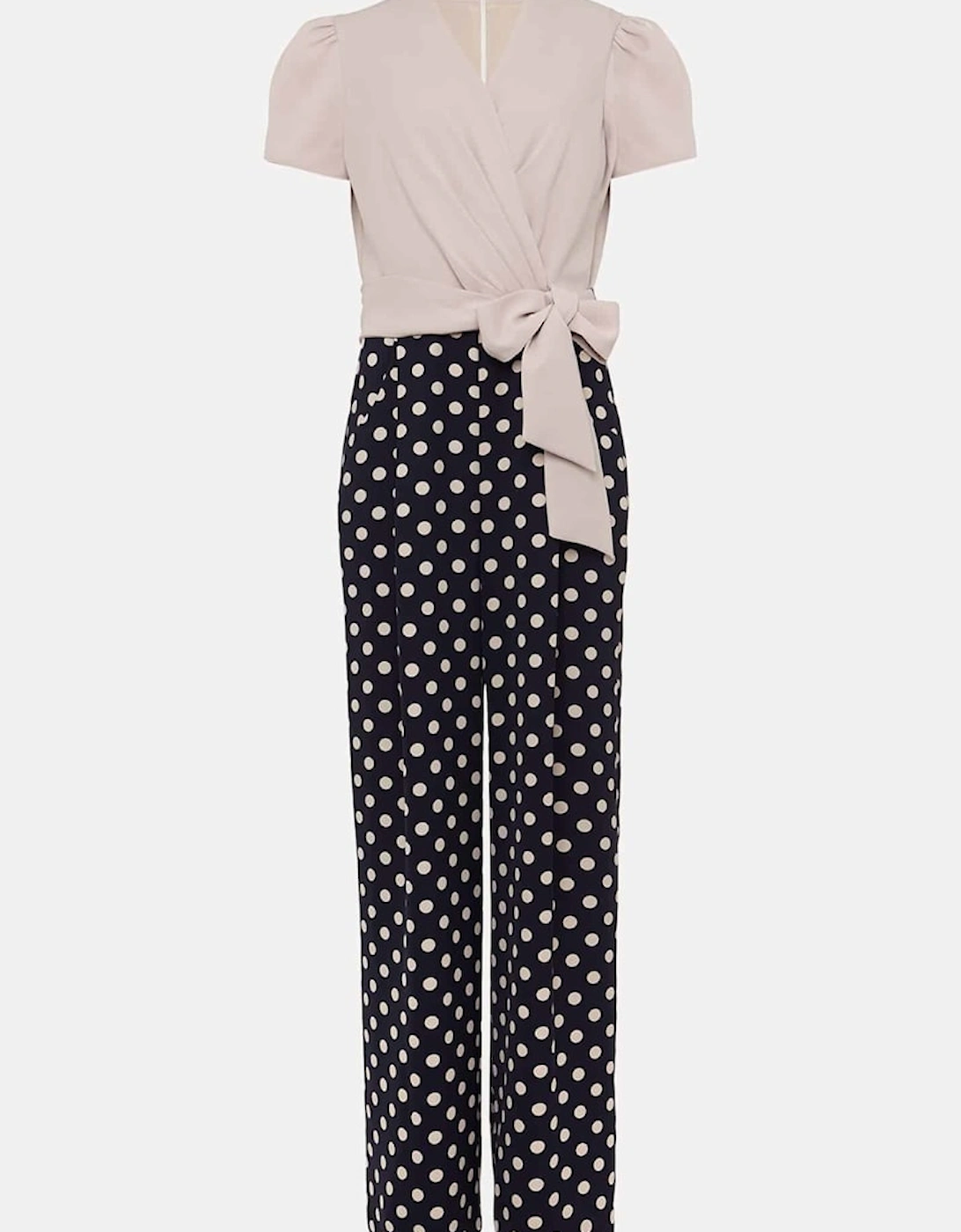 Eloise Spot Print Wide Leg Jumpsuit