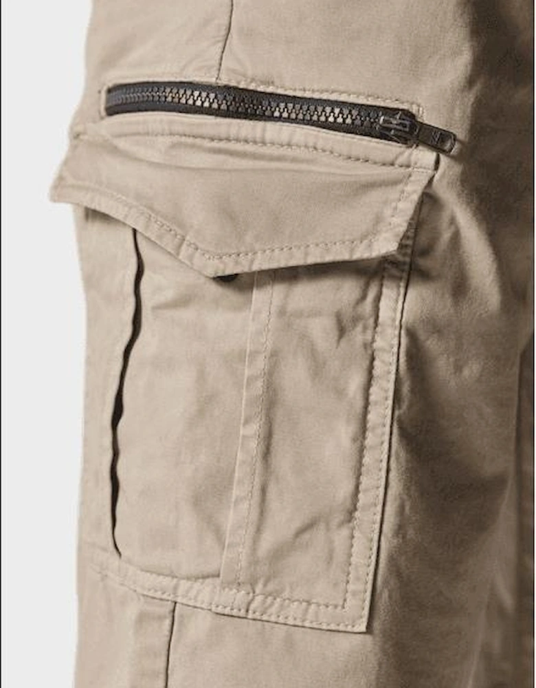 Lindros Beige Cargo Shorts