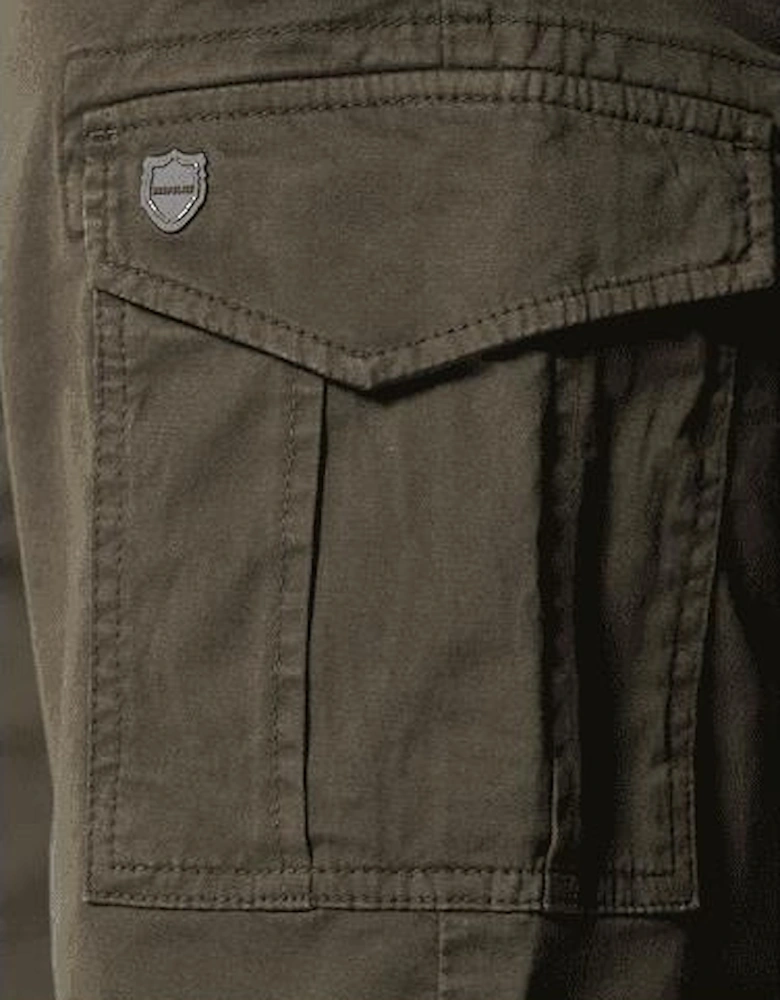 Lindros Khaki Cargo Shorts