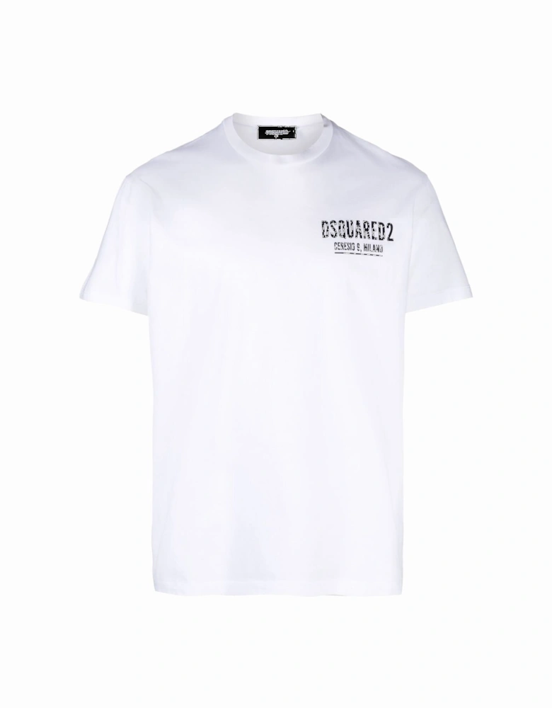 Mini Logo Ceresio 9 T-shirt in White