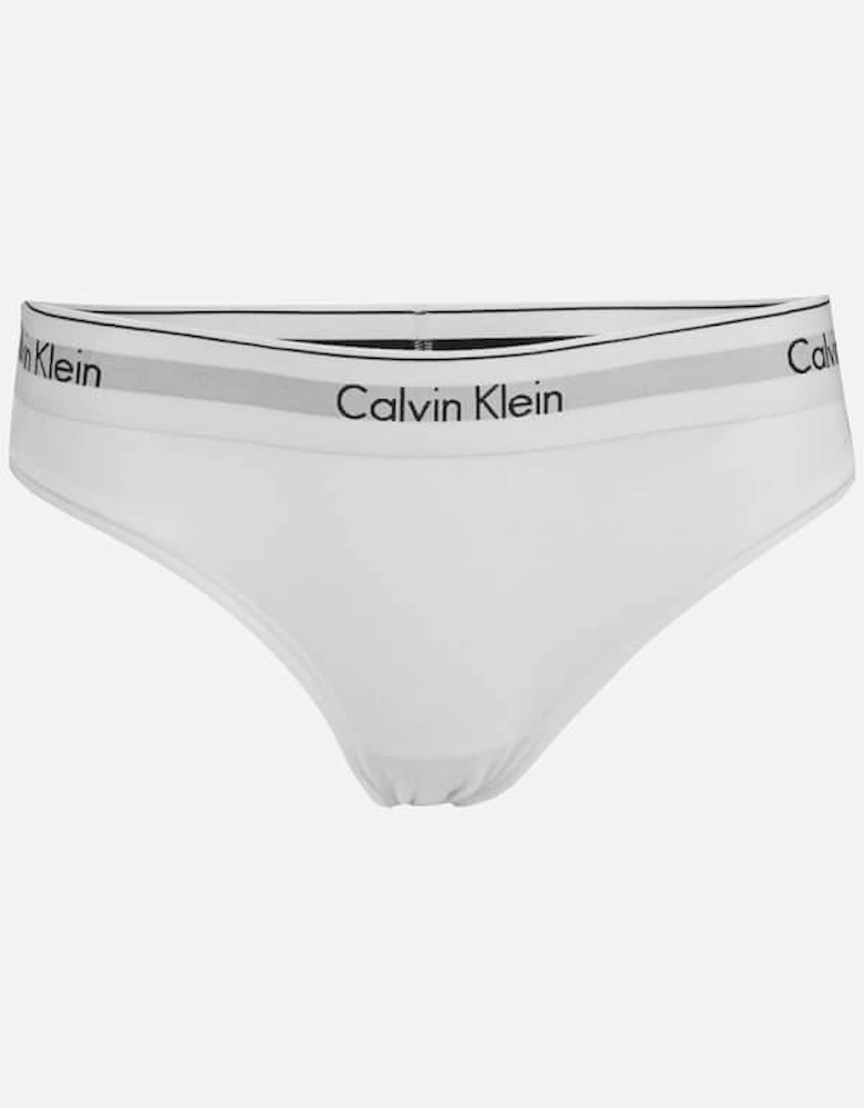 Women's Modern Cotton Bikini Briefs - White - Calvin Klein