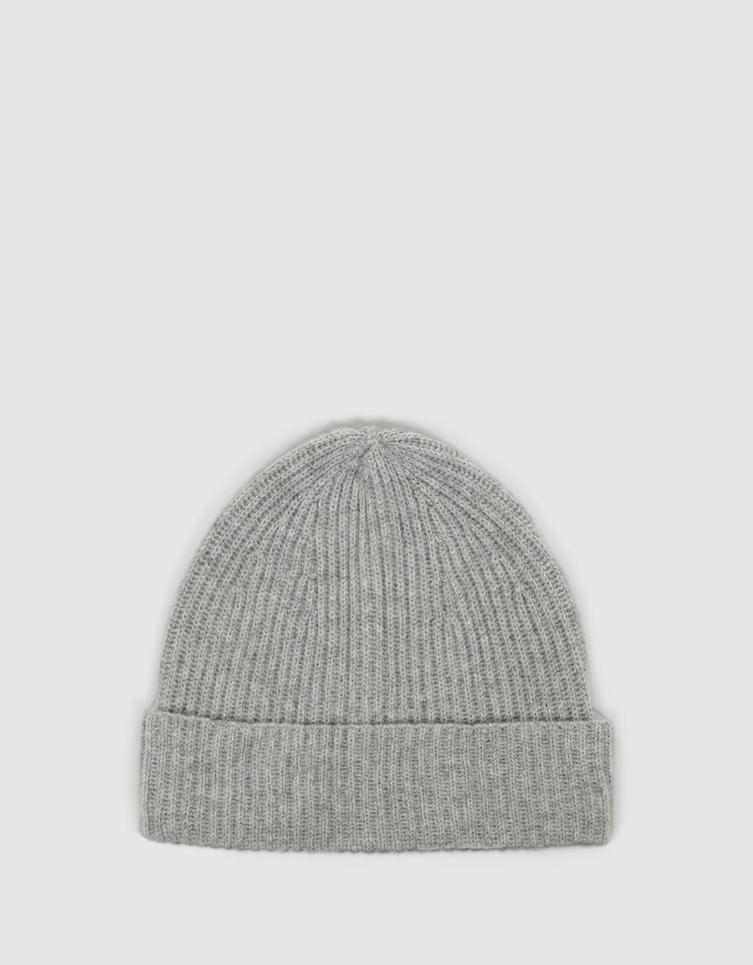 Ribbed Cashmere Beanie Hat, 2 of 1
