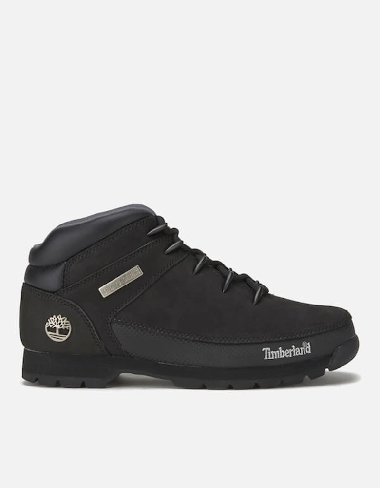 Men's Euro Sprint Leather Hiker Boots - Black