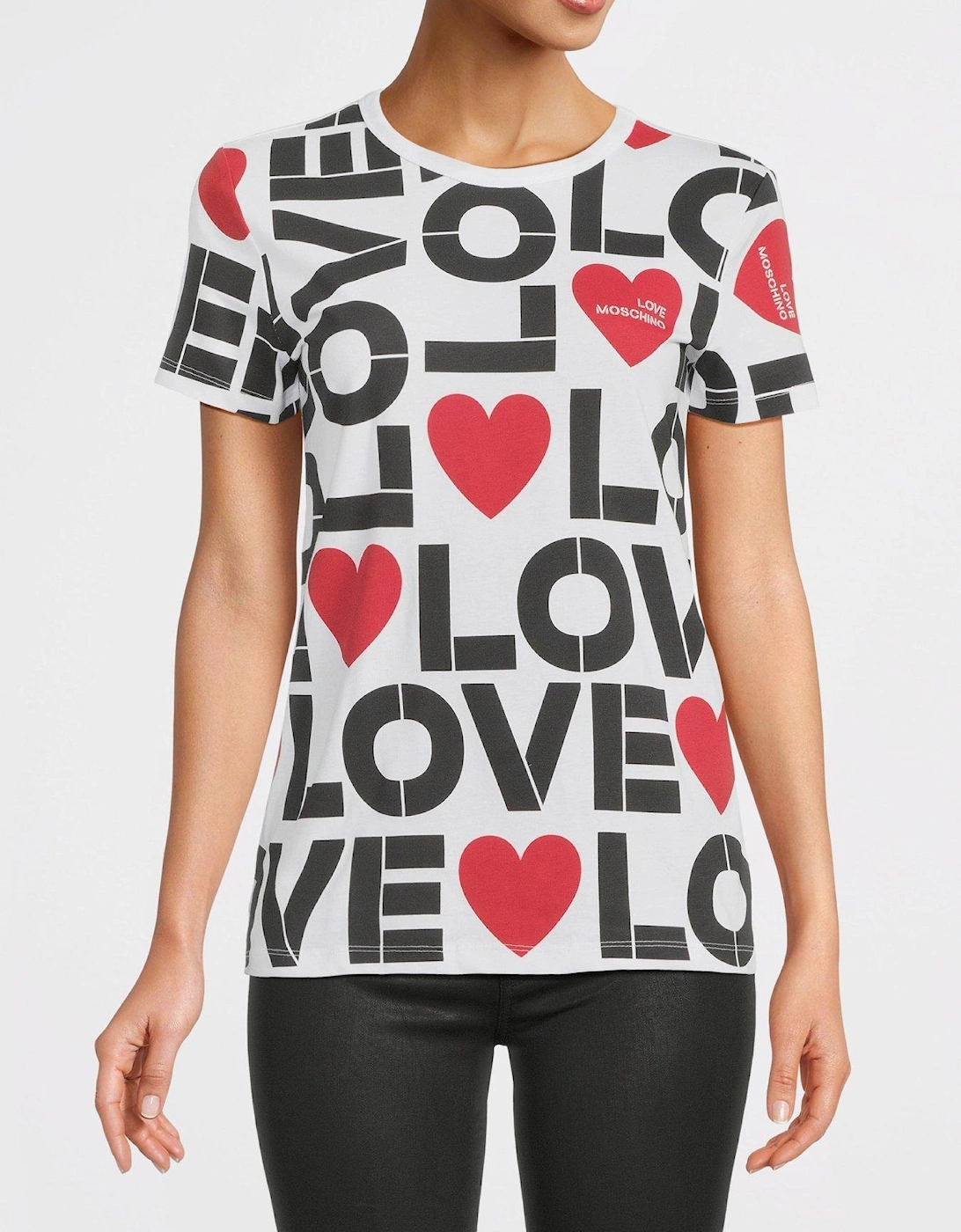 All Over Love T-Shirt - White, 3 of 2