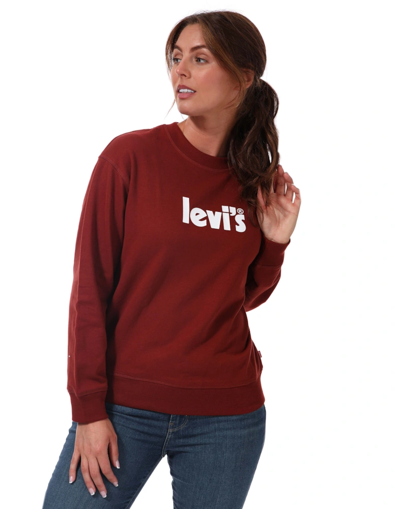 Womens Graphic Standard Crew Sweatshirt