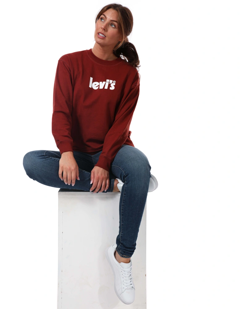 Womens Graphic Standard Crew Sweatshirt