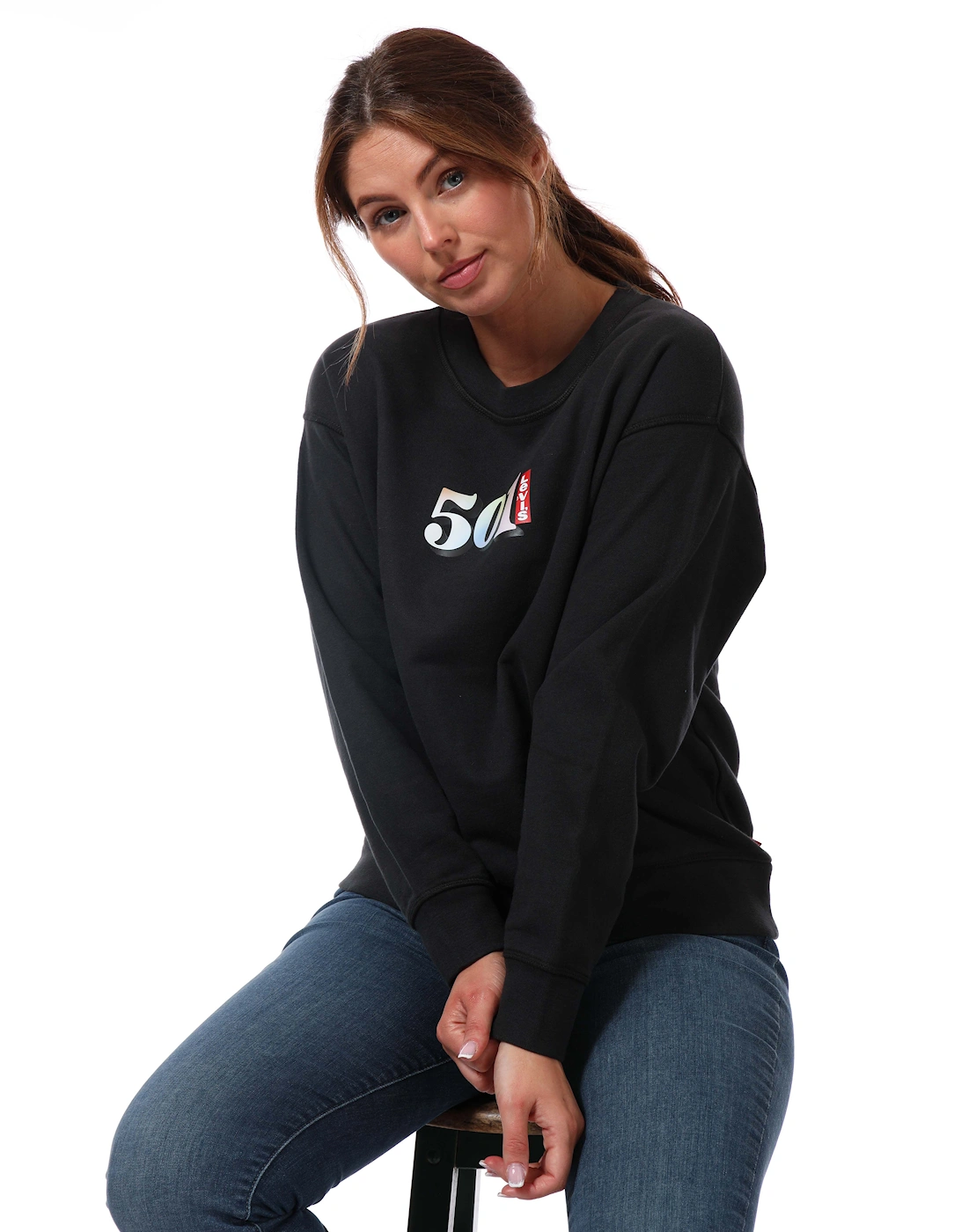 Womens Graphic Standard Crew Sweatshirt