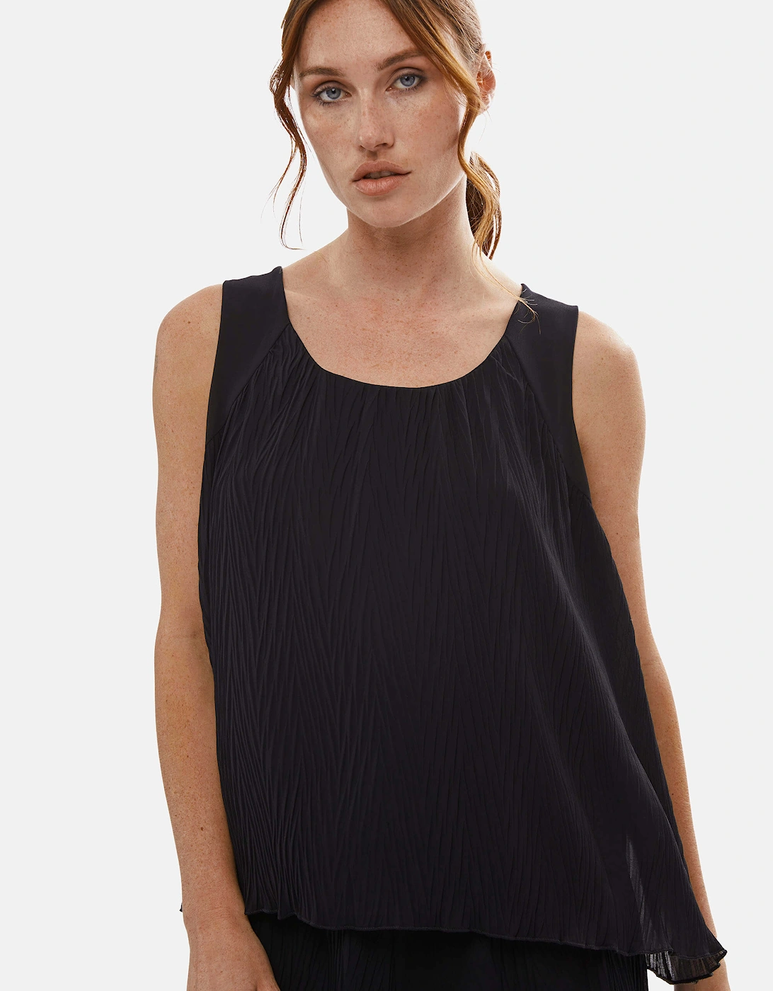 Pleated Vest Black, 6 of 5