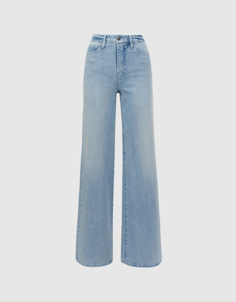 Good American High Rise Flared Jeans