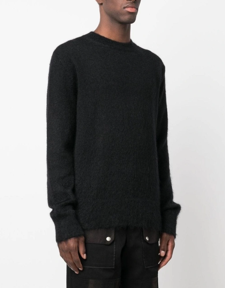 Mohair Arrow Sweater Black