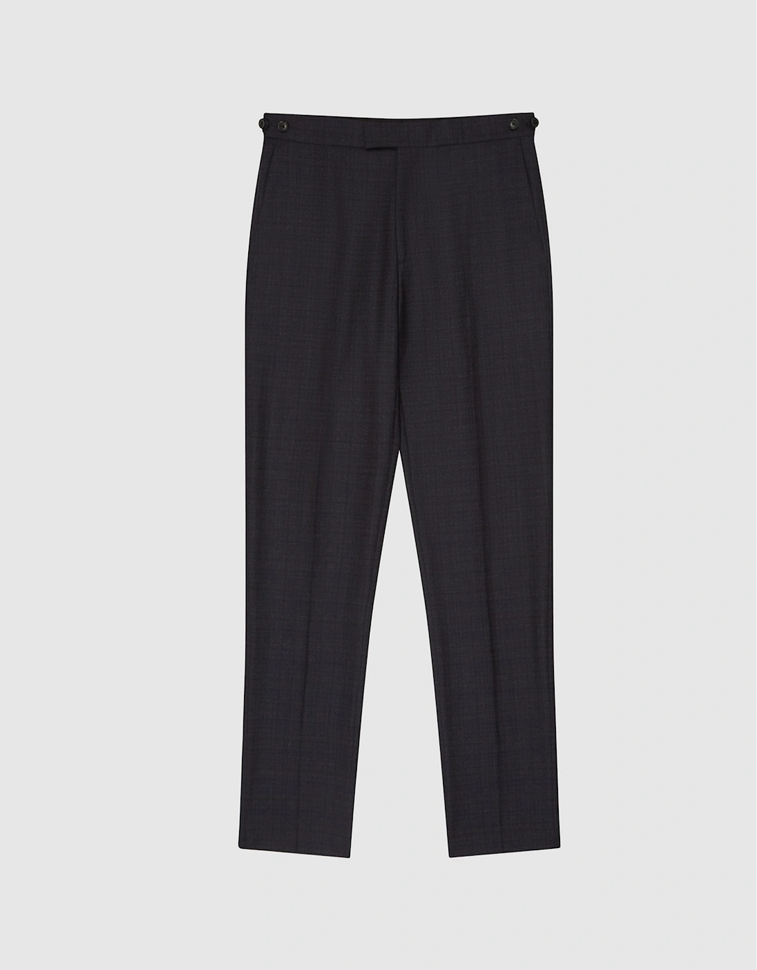 Textured Slim Fit Formal Trousers, 2 of 1