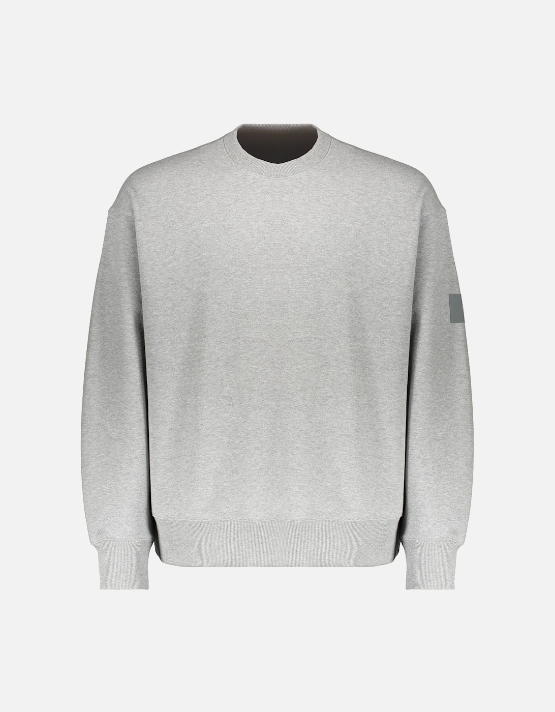 Y-3 Mens Organic Terry Crew Neck Sweater Grey, 5 of 4