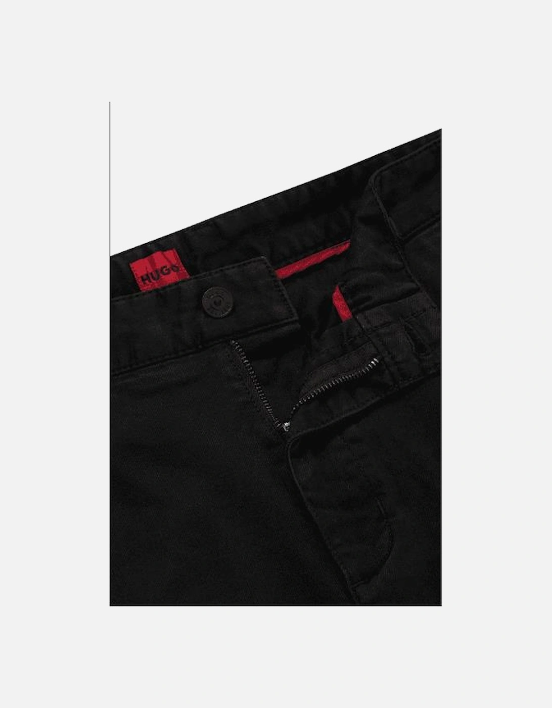 Glian231D Zip Pocket Black Cargo Pants