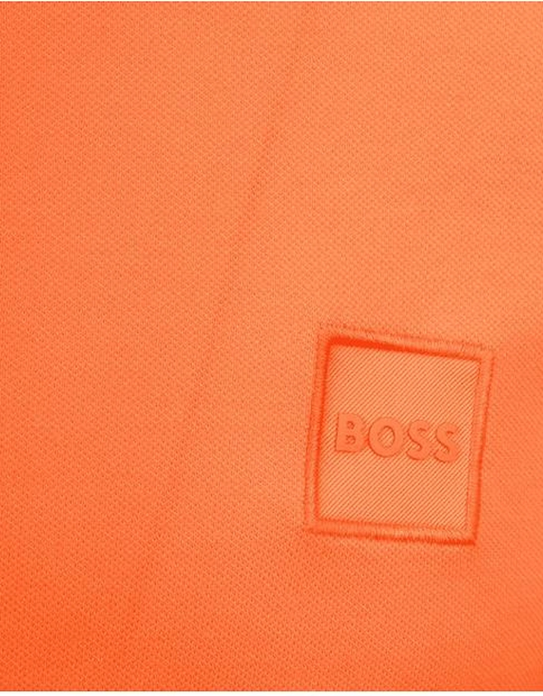 Passenger Patch Logo Cotton Orange Polo Shirt