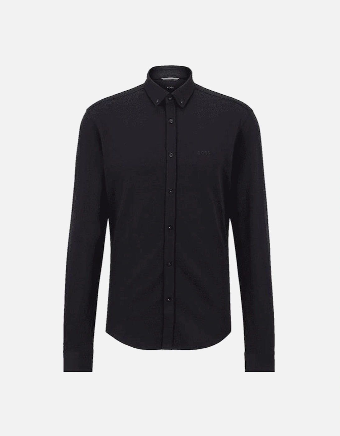 Biado_R Cotton Regular Fit Collared Navy Shirt, 4 of 3