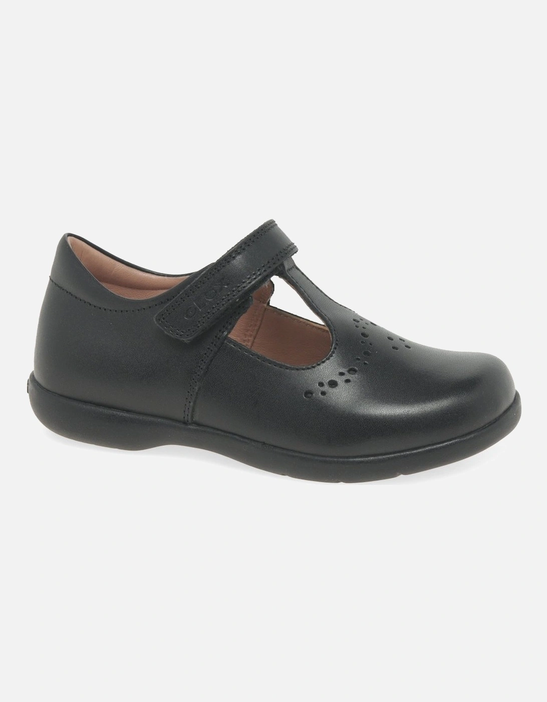 Junior Naimara T-Bar Girls School Shoes, 8 of 7