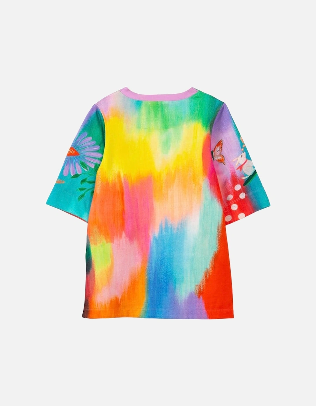 Girls Rainbow World Dress