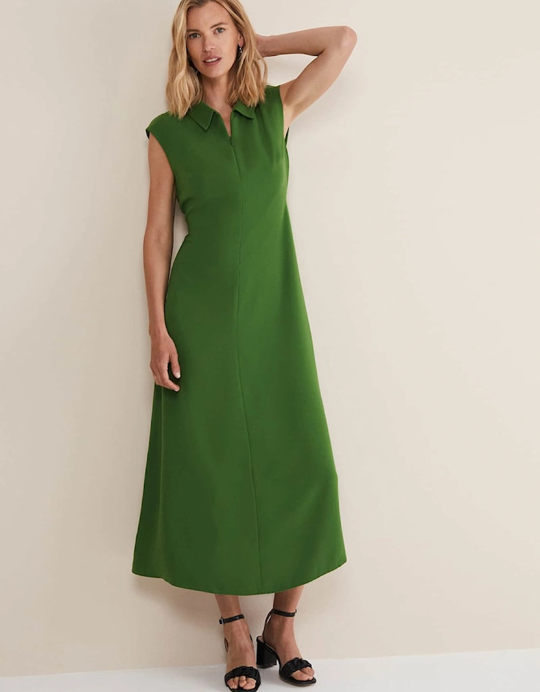 Janine Green Maxi Dress, 7 of 6