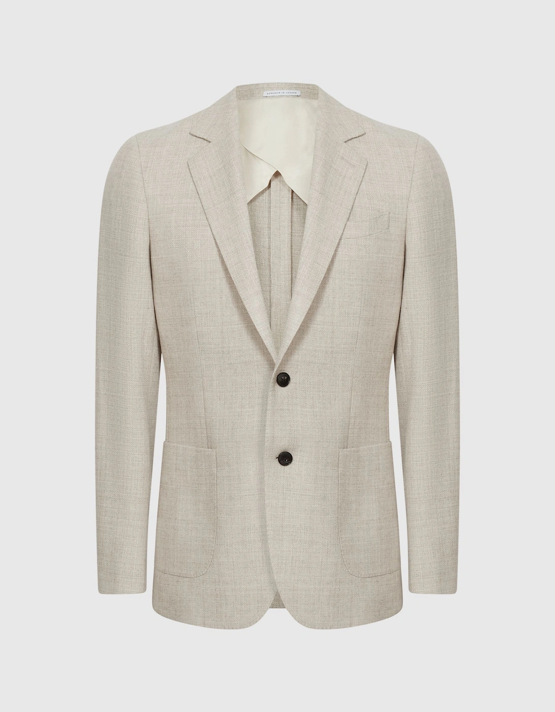 Slim Fit Textured Wool Blend Blazer, 2 of 1