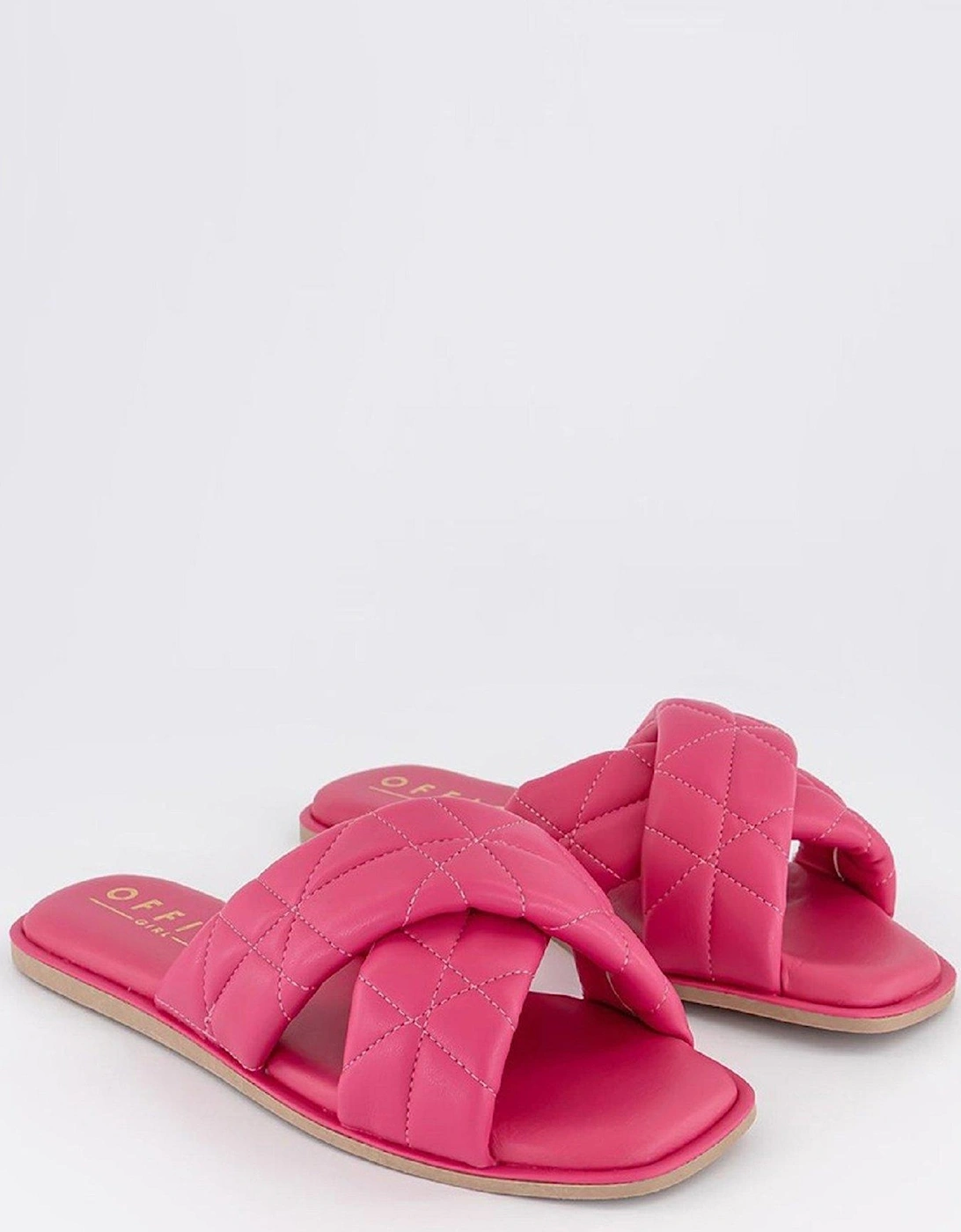 Squeeze Flat Sandals - Pink