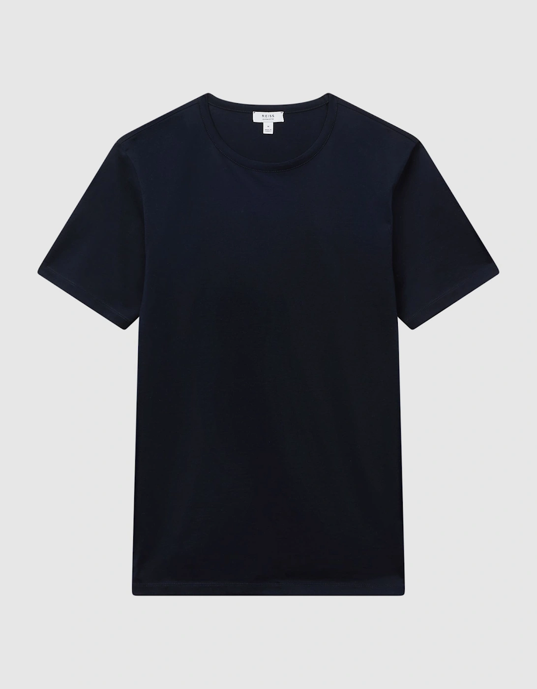 Mercerised Cotton Crew Neck T-Shirt, 2 of 1