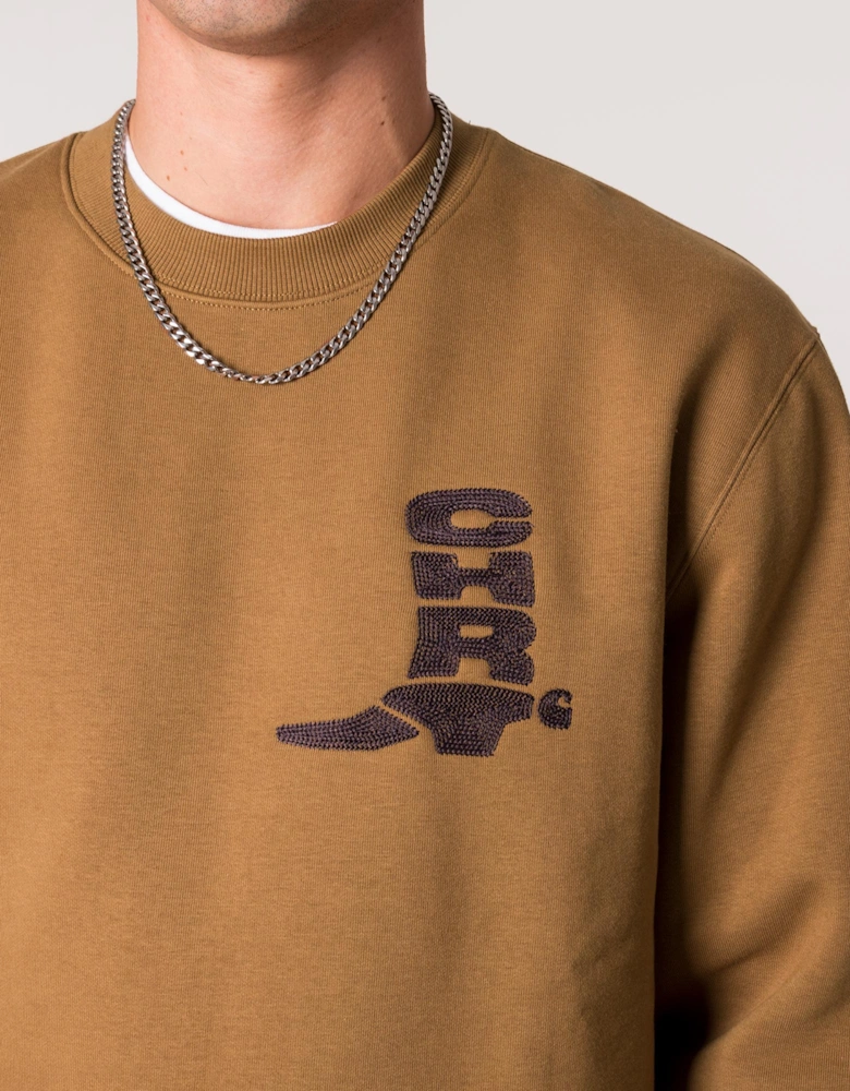 Relaxed Fit Boot Sweatshirt