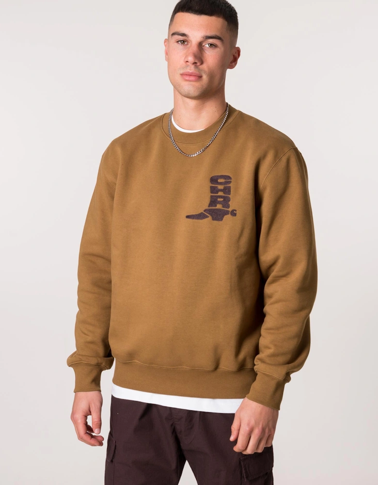 Relaxed Fit Boot Sweatshirt