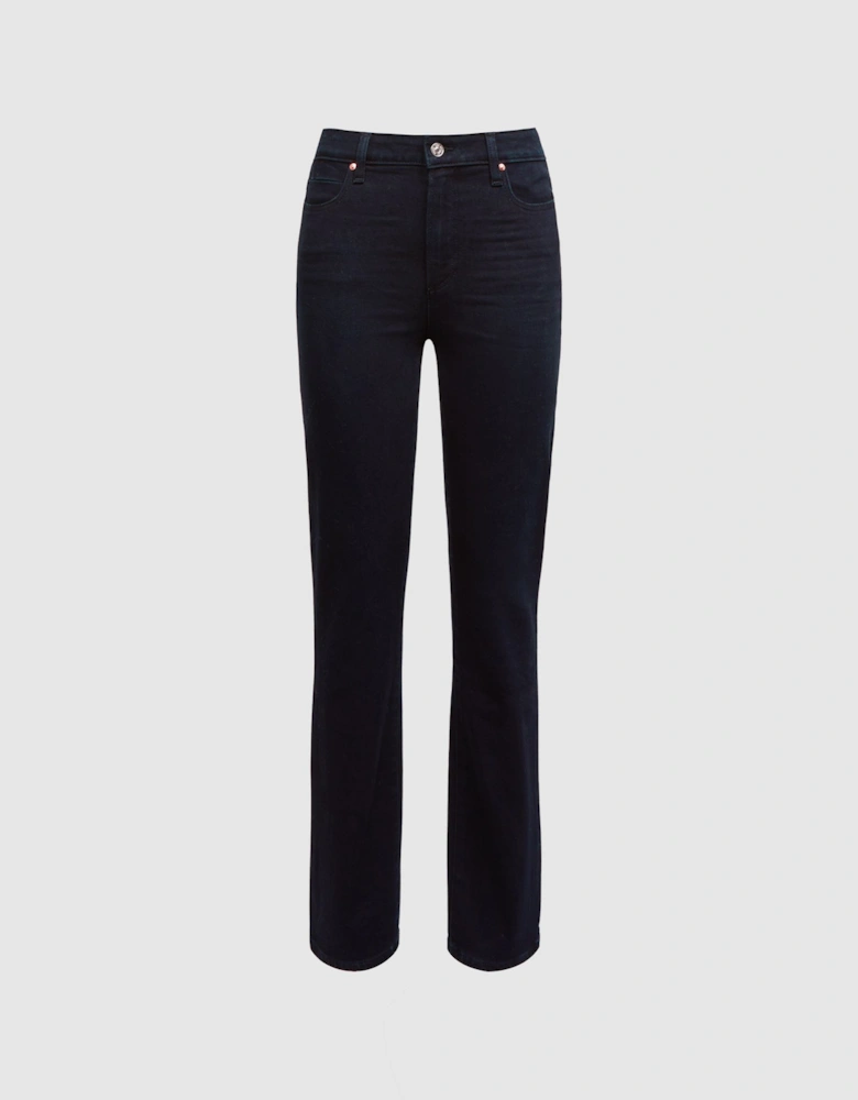 Paige Straight Leg High Rise Jeans