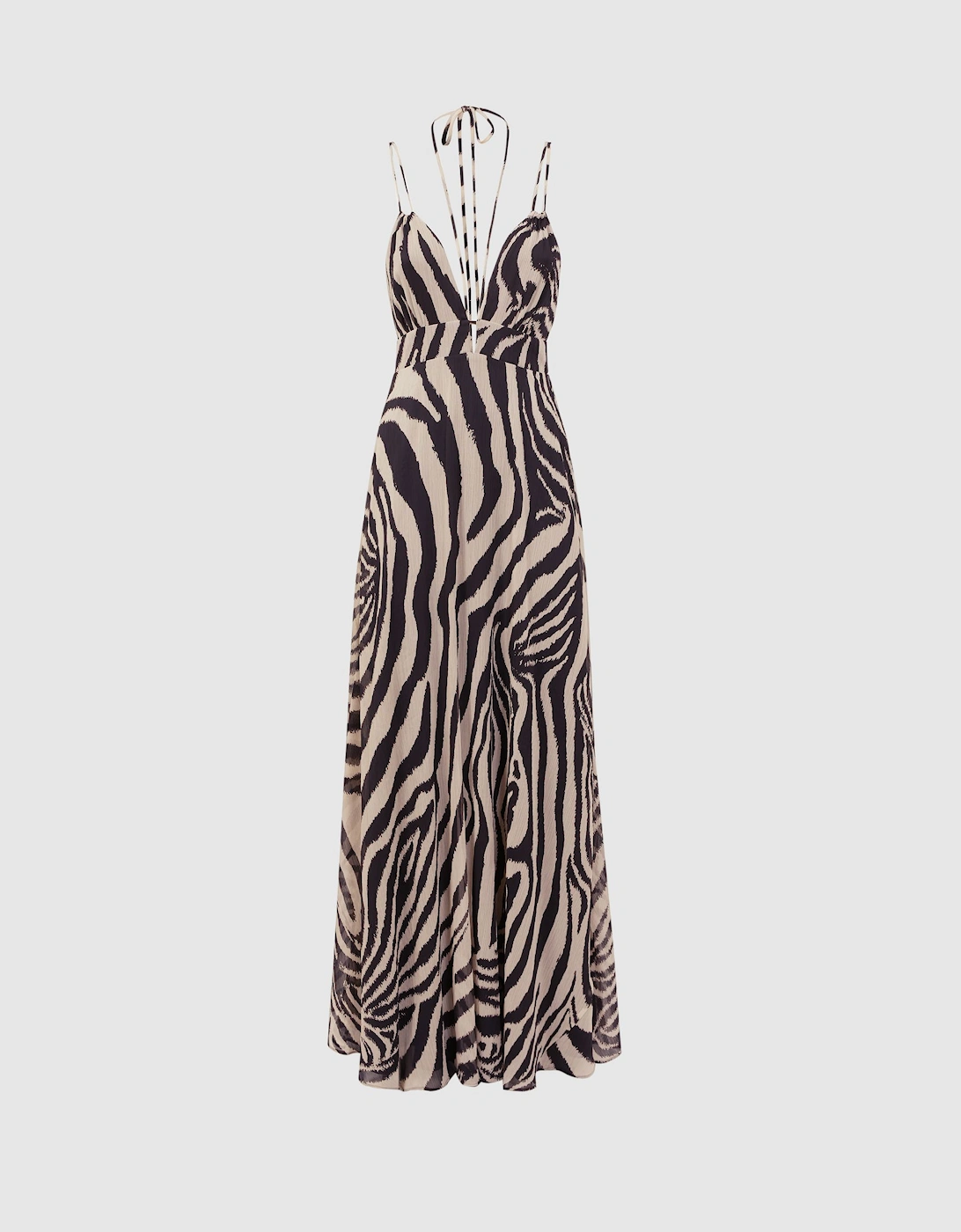Zebra Print Maxi Dress, 2 of 1