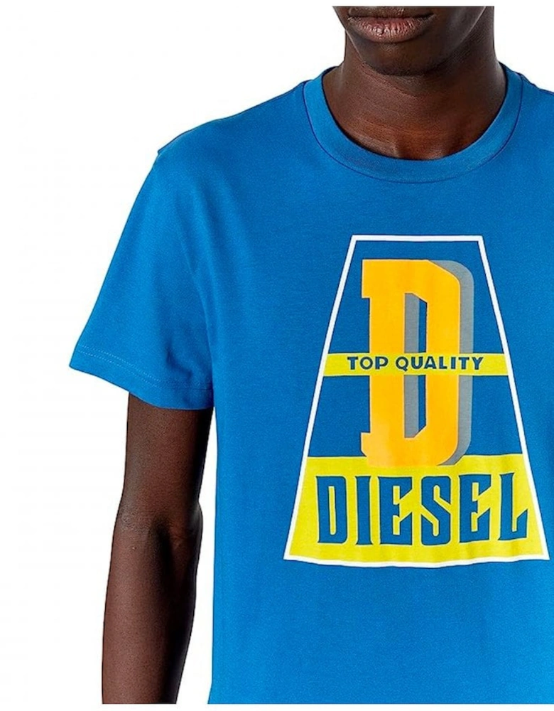 Mens T-diegor T Shirt D Top Quality Blue