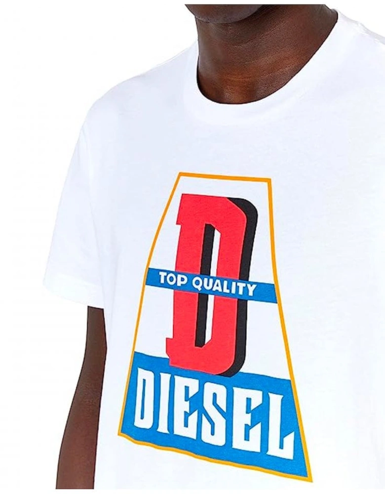 Mens T-diegor T Shirt D Top Quality White