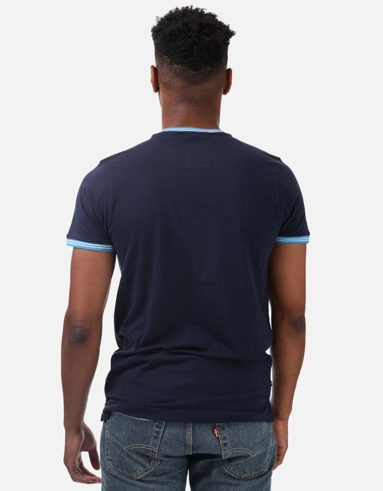 Mens Looper Tipped Crew T-Shirt