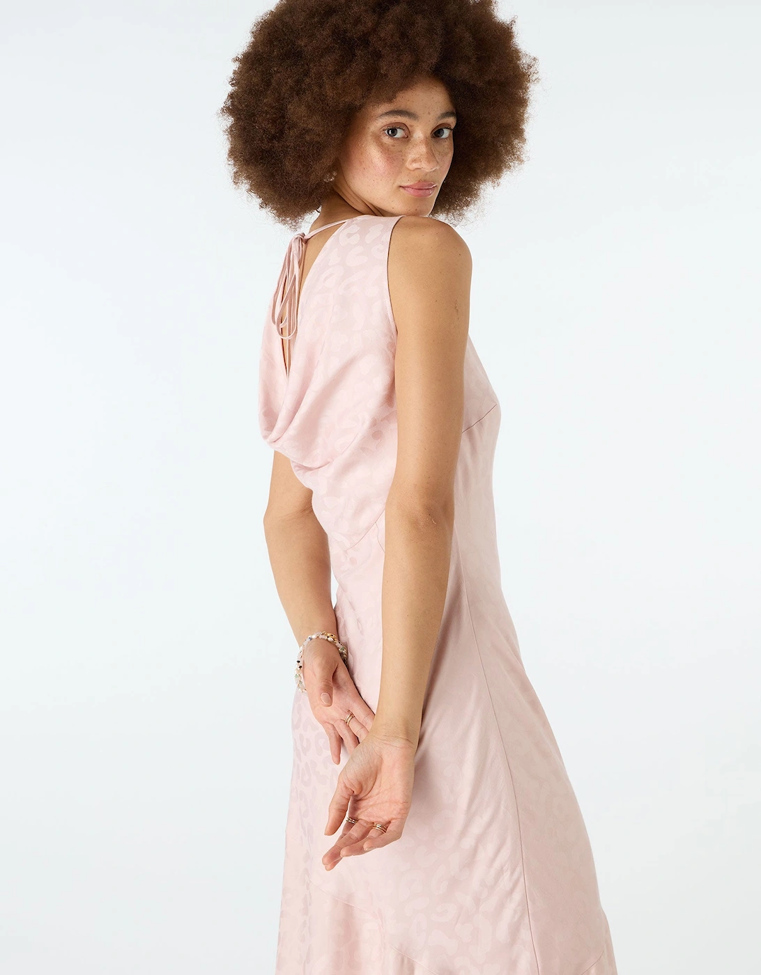 Ilona Column Dress in Pink
