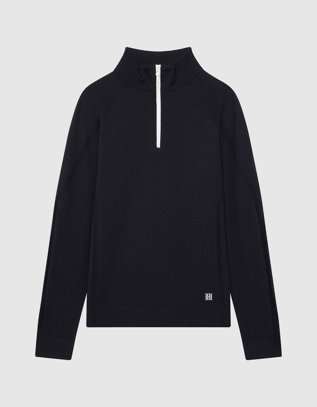 Golf Stretch Merino Zip Neck Jumper