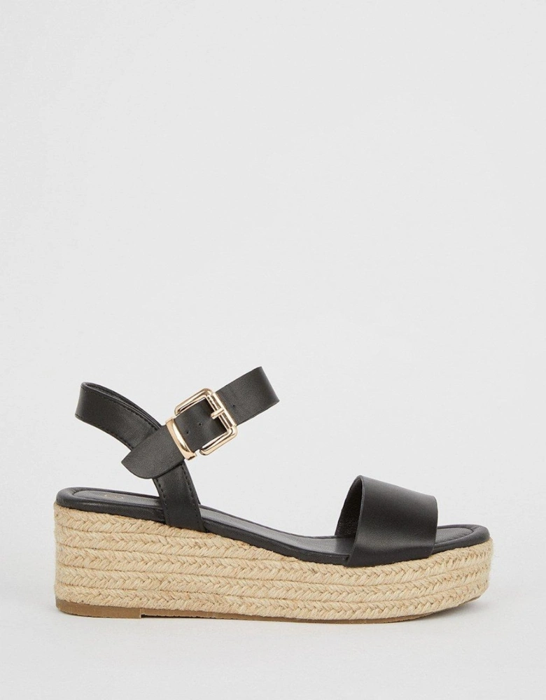 Womens/Ladies Ria Low Heel Wedge